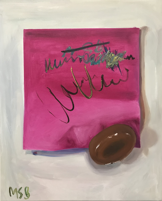 figurative painting Jeu de stratégie abstraite